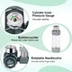 Mini Regulador de CO2 con Válvula Solenoide para Acuario | Hygger HC021