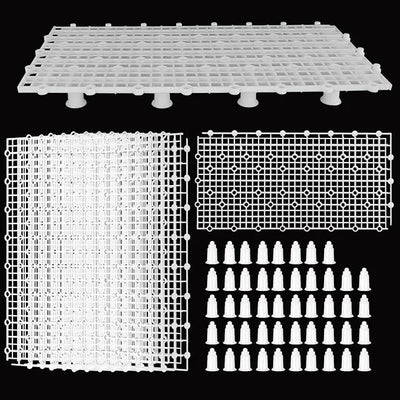 Fondo Filtrante Divisor para Acuario 8 Piezas – Blanco o Negro | Hygger HC029