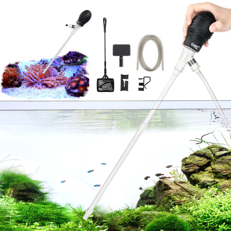 Kit 3 en 1 para Limpieza y Cambio de Agua en Acuario | Hygger HG080
