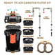 Filtro Canister Externo Pro con Esterilizador UV | Hygger HG101UV