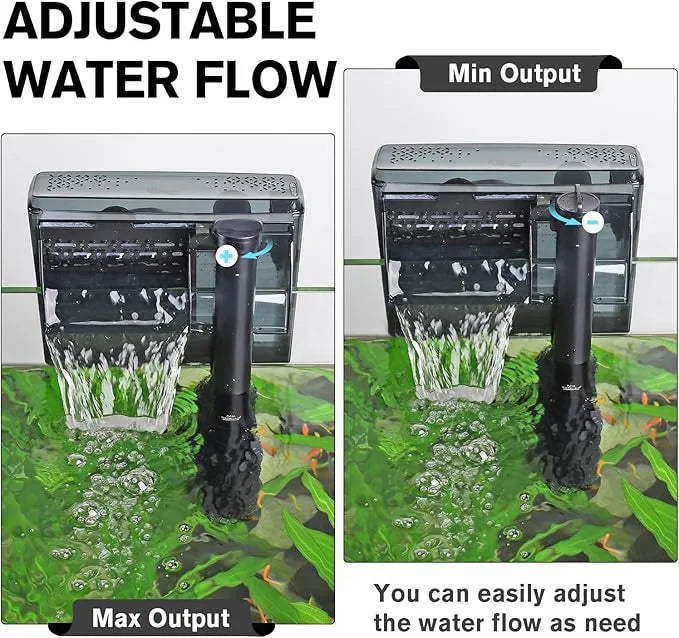 Filtro Externo Colgante Flow Pro para Acuario | Hygger HG149
