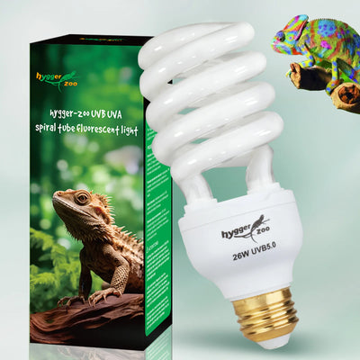 Foco UVB 5.0 Espiral Fluorescente para Reptiles | Hygger HZ003