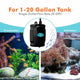 Bomba de Aire Mini Silenciosa para Pecera | Hygger HG949
