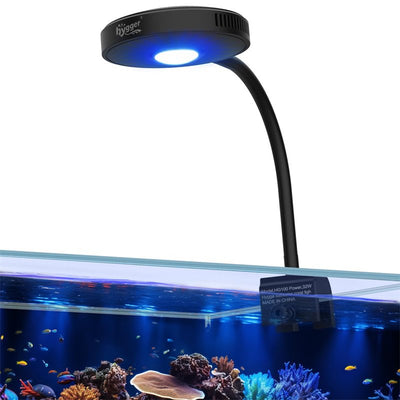 Lámpara LED Marina Clip-On para Acuario de Arrecife | Hygger HG100