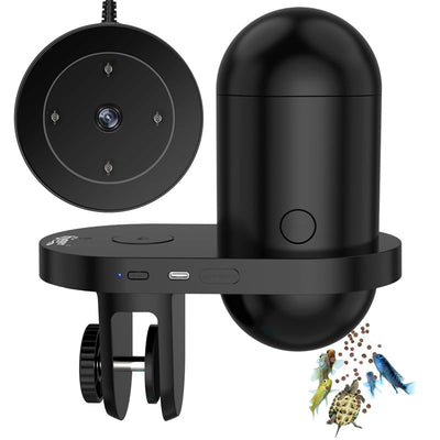 Alimentador Inteligente Wi-Fi con Cámara 2K para Acuario | Hygger HG082