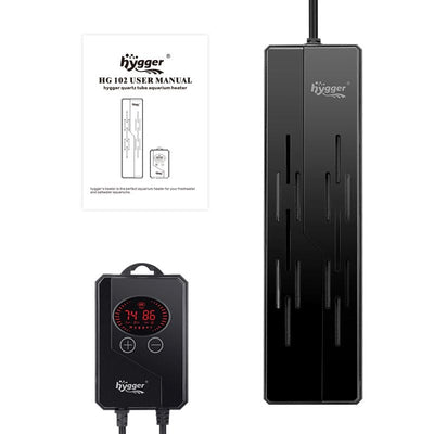 Calentador de Tubo de Cuarzo con Controlador LED para Acuario | Hygger HG102