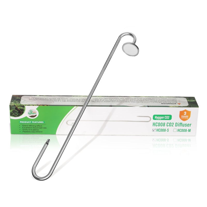 Difusor de CO2 de Acero Inoxidable para Acuario | Hygger HC008